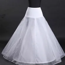 

2019 Ball Gown Petticoats For Wedding Dresses Elastic 3 Hoops One Tiers Dress Underskirt Crinoline Wedding Accessories