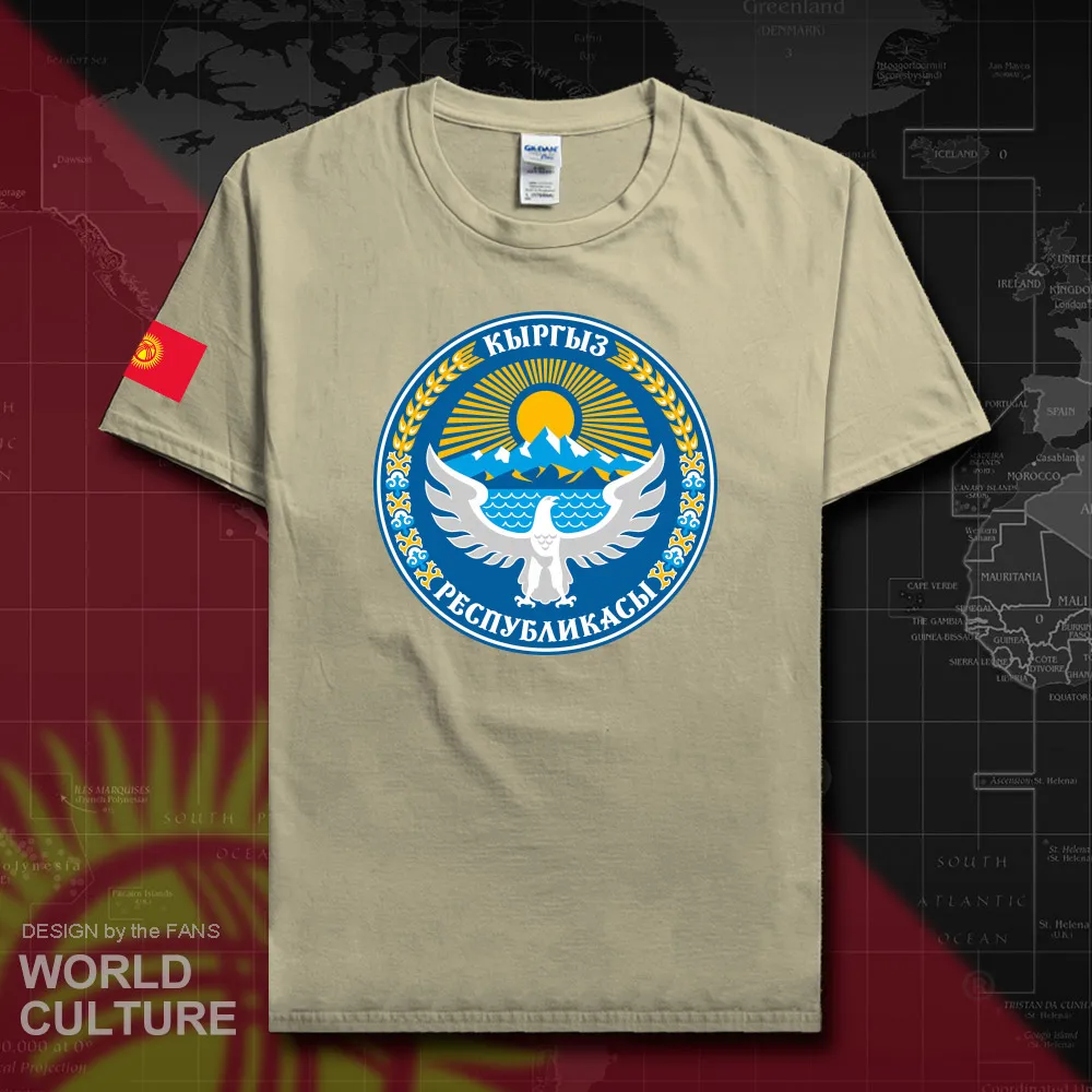 

Kyrgyzstan Kyrgyz t shirt fashion 2018 jersey nation team 100% cotton t-shirt clothing tees country sporting gyms KG KGZ flag 20