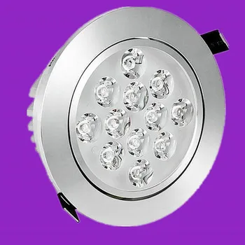 

LED Downlight Dimmable 7W 10W 12W 15W 20W 30W LED COB Panel Light AC85-265V Recessed Downlight Glass Cover LED Spot bulb