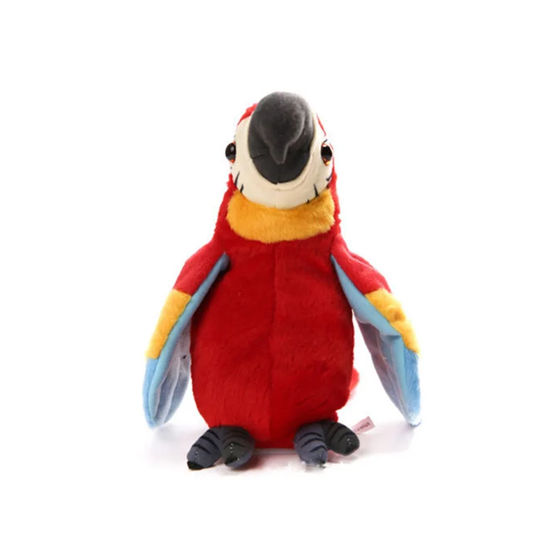 Electric Talking Parrot Pet Plush Toy Learn To Speak Record Educational Animal Children Stuffed Toys Gift 3