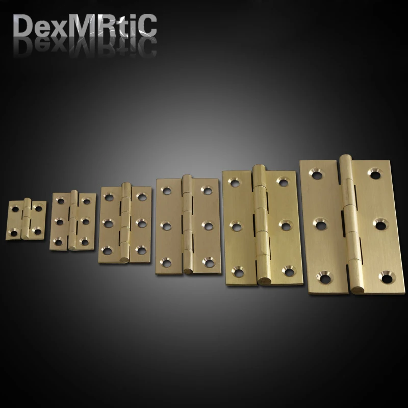 Furniture Hinges Solid Copper Hinge 25*19mm/38*23mm/ 50*27mm/ 63*34mm