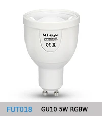 MiLight FUT105 E27 12 Вт RGB + CCT светодиодный лампы 110 V 220 V Беспроводной 2,4 г накаливания с регулируемой яркостью 2 в 1 умный светодиодный свет работы с