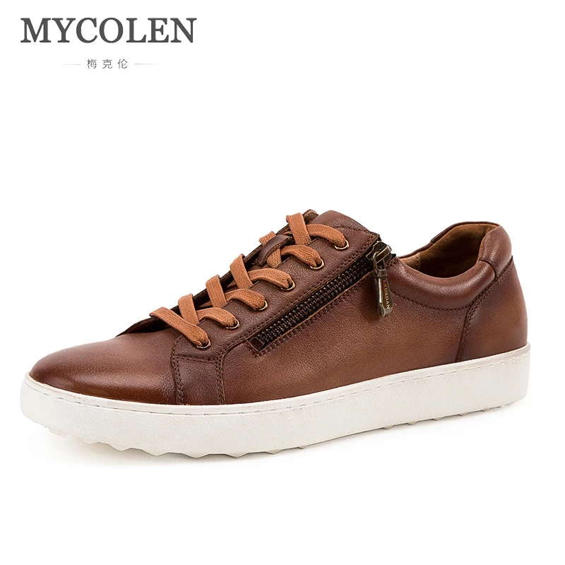 MYCOLEN 2018 Hot Sale Men Comfortable Shoes Luxury Italian Brand White Lace Up Casual Shoes Sneakers Chaussure Homme Sport цена MYCOLEN 2018 Hot Sale Men Comfortable Shoes Luxury Italian Brand White Lace Up Casual Shoes Sneakers Chaussure Homme Sport цены онлайн