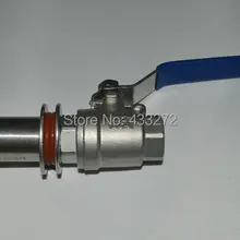 Электрический клапан из нержавеющей стали для домашнего пивоварения, 1/" BSP, бесшовная переборка