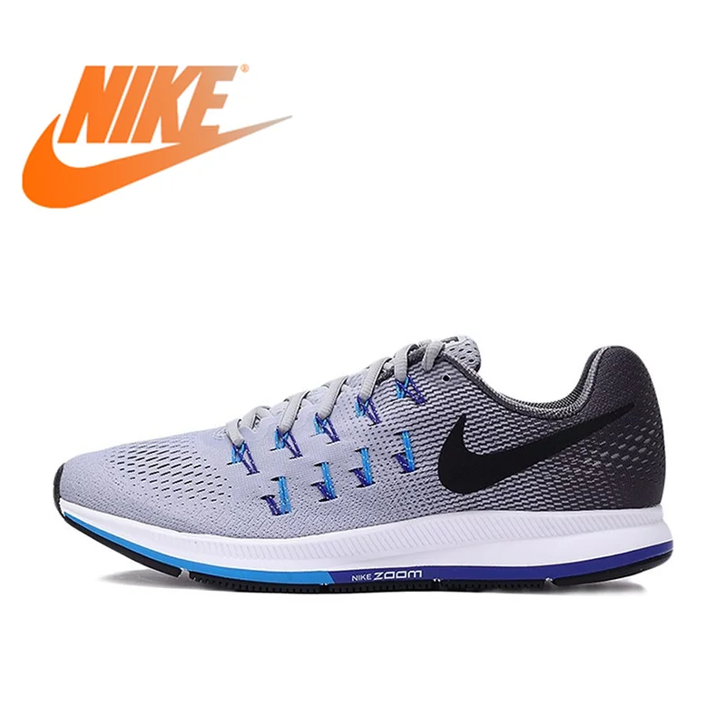 Official Original NIKE AIR ZOOM PEGASUS 33 Men's Running Shoes Sneakers Breathable Classic Sport Outdoor  Walking Jogging 831352