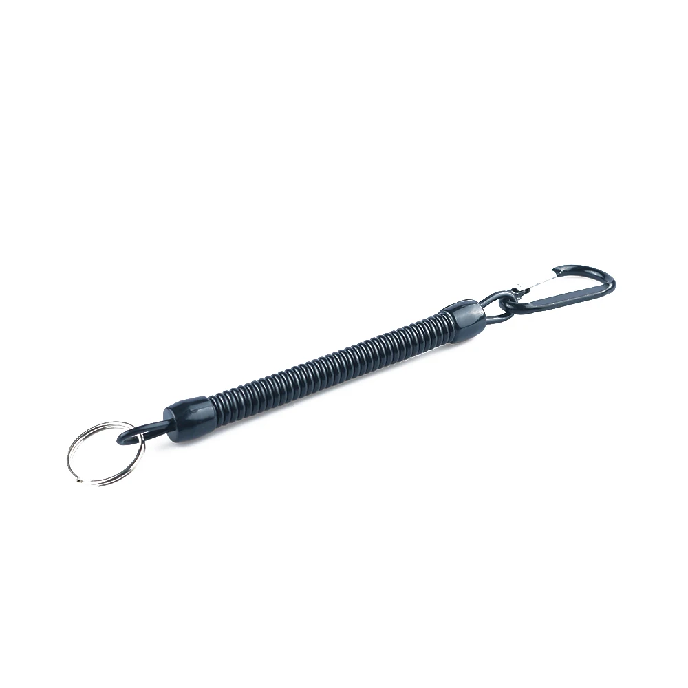 2 шт. рыболовная веревка с карабином для кемпинга, веревки для лодок, удерживающие веревки, цвет случайный