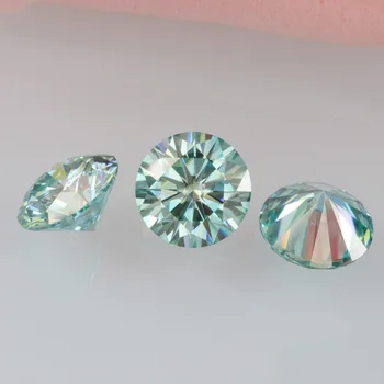 

Including The Certification Promotion 3 ct 9mm VVS Brilliant Cut Light Blue Moissanite Discount Price From Provence Jewelry