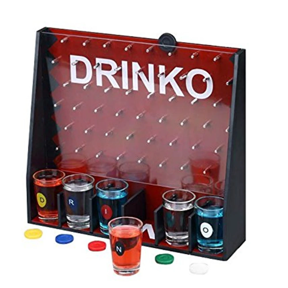 

Board Game Drinko Shot Drinking Party Game For Fun to Vote ''Bomb Game'' to Get Together Fun Entertainment