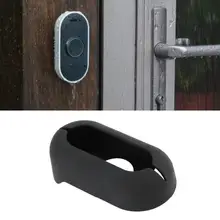 Силиконовый дверной звонок рамка Корпус крышка протектор черный подходит для Arlo go