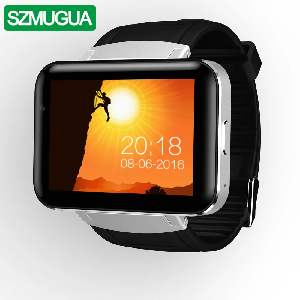 

SZMUGUA Smart Watch 2.2 inch DM98 Bluetooth 3G Phone Watch Dual Core 1.2GHz GPS Tracker With Camera WIFI Support For Whatsapp