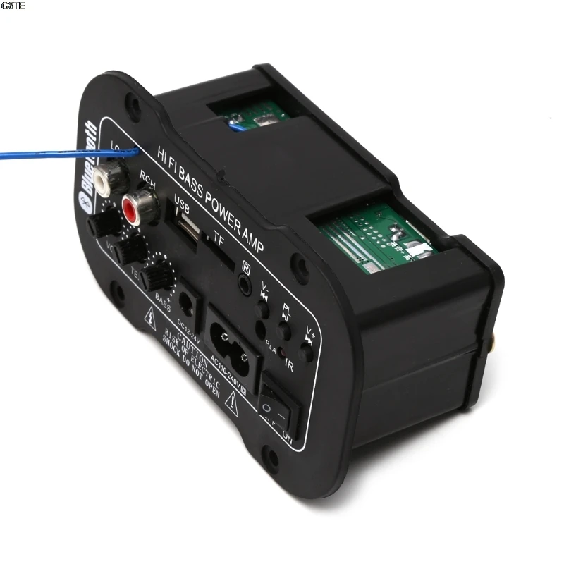 Высокое качество 1 комплект Универсальный 25 Вт Авто автомобильная стереосистема Bluetooth Сабвуфер Hi-Fi усилитель нижних частот доска аудио TF USB 220 V/12 V/24 V