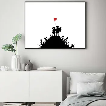 

Abstract Graffiti Romantic Poster Nordic Pop Art Canvas Painting Posters And Prints Figure Wall Pictures For Living Room