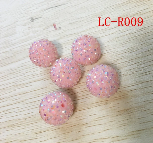 

(choose size) 12mm/16mm new light pink color Clear AB resin rhinestones ball Beads for necklace making