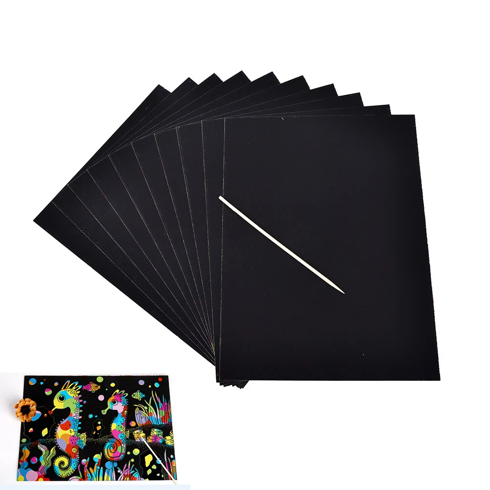 Scratch Art Rainbow Pen Doodle Craft Lot - www.vitorcorrea.com