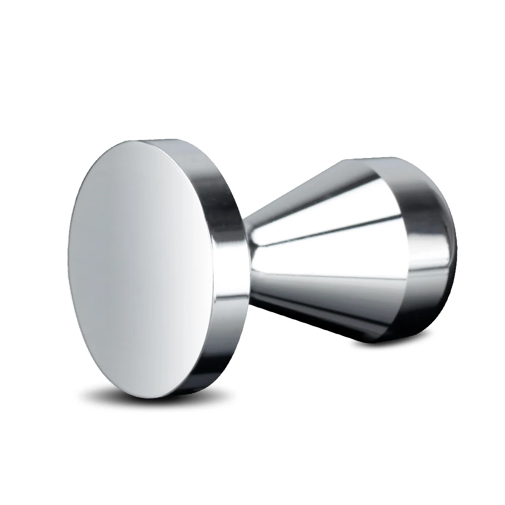 Preise Recaps 51mm oder 58mm Solide Eisen mit Verchromt Basis Kaffee Tamper für Espresso Kaffee Maschinen Presse Kaffee schleifen