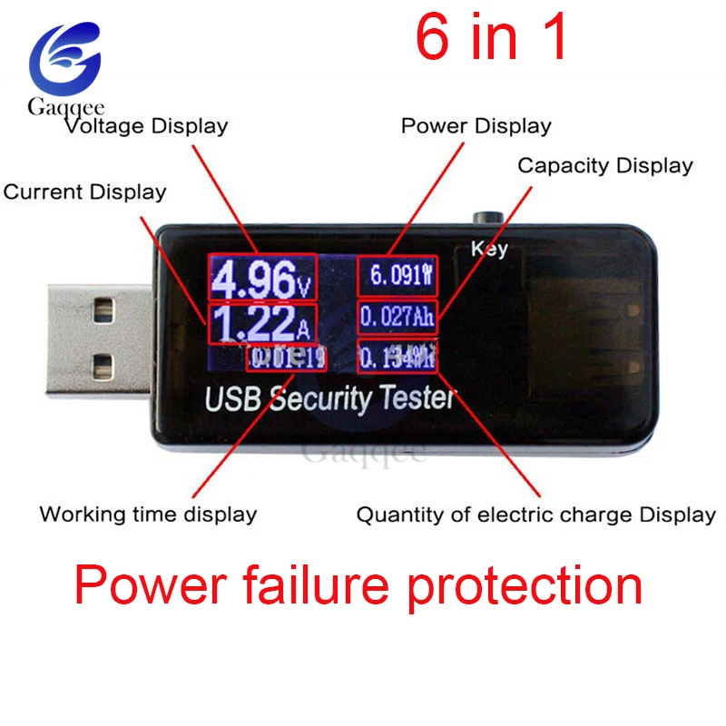 Светодиодный тестер с двойным usb-портом, тестовый детектор для зарядки тока, тестер на батарею er, вольтметр, амперметр, зарядное устройство, Doctor Meter Monitor - Цвет: Type 9