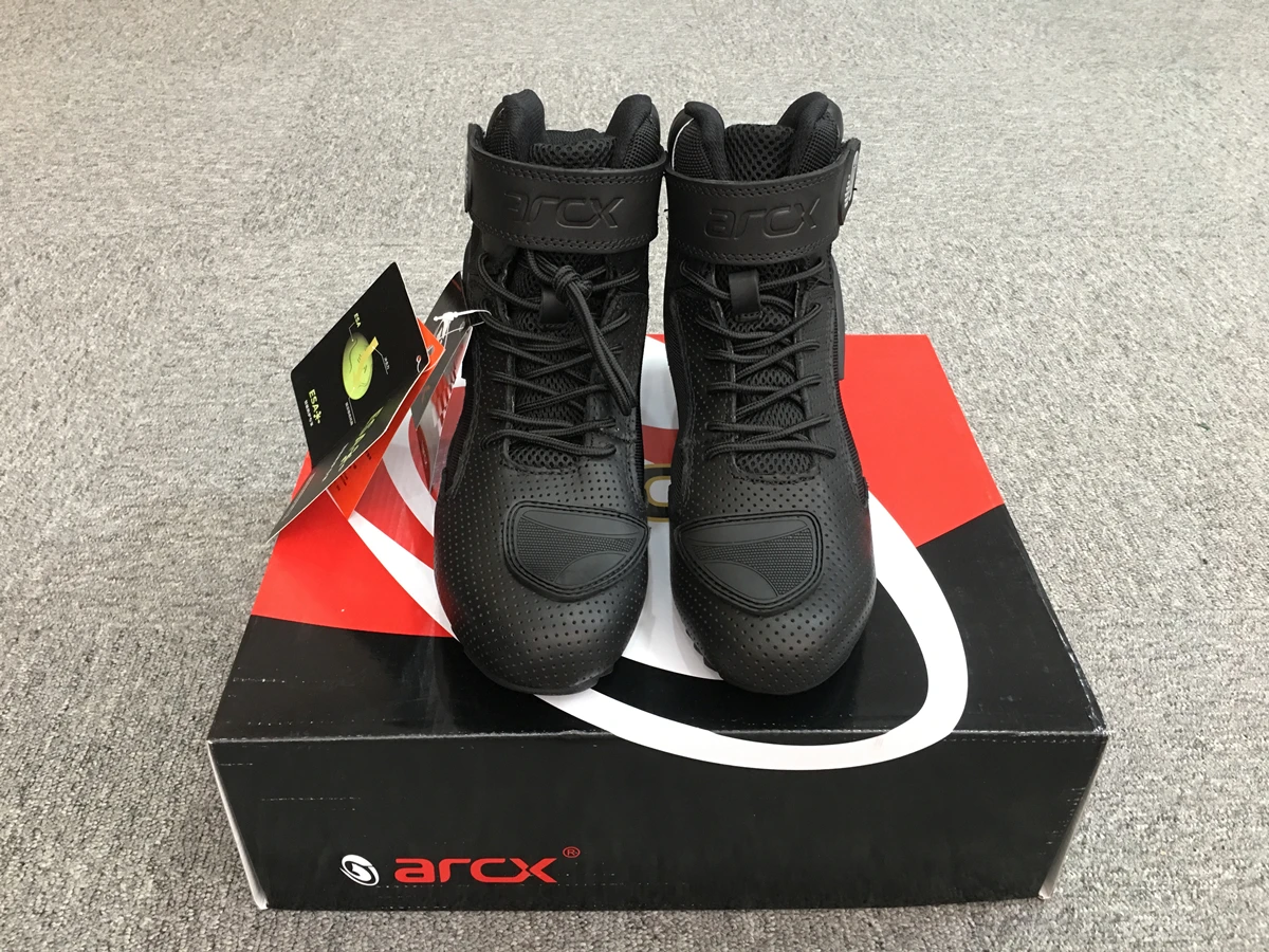 ARCX/ботинки в байкерском стиле; винтажные повседневные мужские ботинки в байкерском стиле; ботинки для верховой езды; дышащая Защитная гоночная обувь; популярные ботинки
