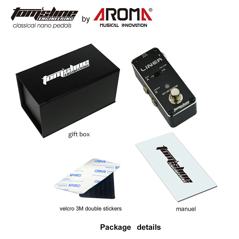 

AROMA ALR-3 Liner Aby Line Selector Mini Electric Guitar Effect Pedal Tomsline