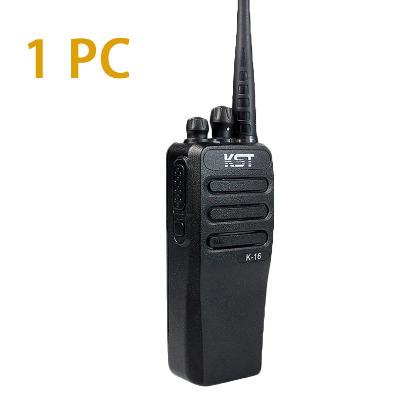 16 Вт реальная мощность мобильный двухстороннее радио DC12V Walkie Talkie KST K16 10 км большой диапазон портативный FM трансивер с батареей 4000 мАч - Цвет: KST K16 X1