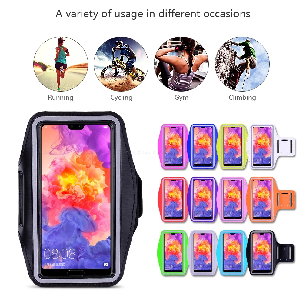 Спортивный чехол для бега с повязкой на руку HuaWei Honor 10i View Mate 30 20 Plus P40 P30 P20 Pro Lite E