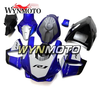 

Complete Fiberglass Racing Injection Blue White Grey New Motorcycle Fairings For Yamaha YZF R1 Year 15 16 2015 2016 Body Frames