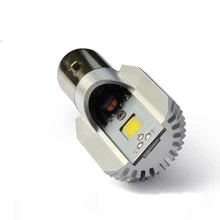 2016 newest Motorcycle LED Headlight Bulbs H6 COB Moto front Lamp BA20D Accessoires Scooter light 12v For Yamaha Honda