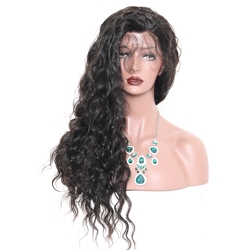 250 плотность человеческих волос парики свободные волны бразильский кружевной парик для женщин черный 13X6 парик фронта шнурка предварительно сорвал Remy Prosa