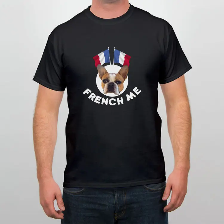French Me Bulldog Jay s Dog Funny Modern Family Black T shirtin T