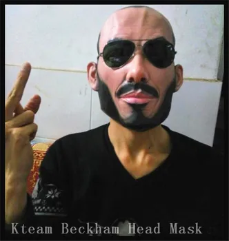 

100% Top Quality Realistic Latex Silicone David Beckham Celebrity Face Mask Latex Party Movie Prop Fantasy Toys Adult Free Size