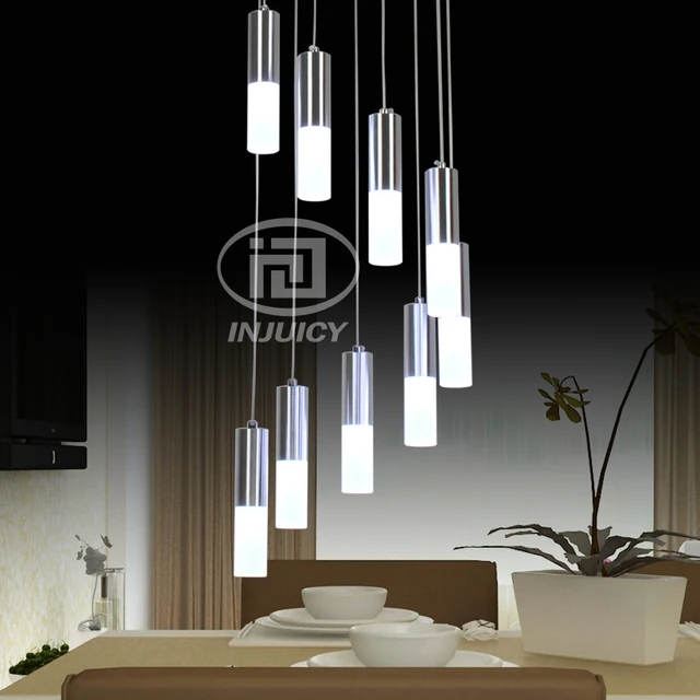 Simple Modern Circular Acrylic Led Pendent Lamp High Definition Simple Modern Circular Acrylic Led Pendent Lamp High Definition Restaurant Cafe Staircase Decorative Pendant