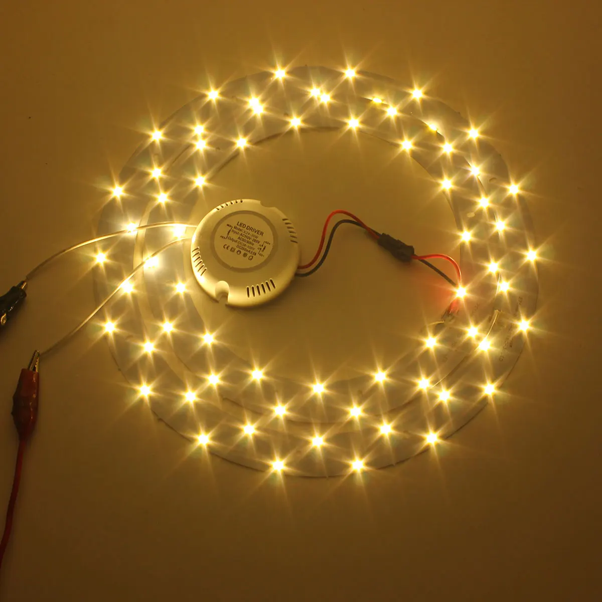 

Smuxi LED Panel Lights 33W 5730 SMD LED Double Panel Circles Annular Ceiling Light Fixtures Board Lamp LED Panel Lights
