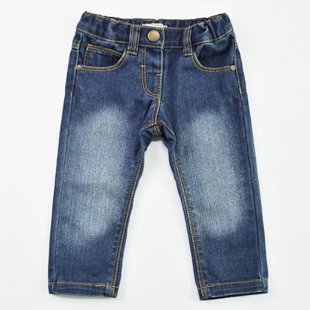 Baby Boys Denim Jeans Girl Pants Trousers Newborn Infant Bottoms New ...