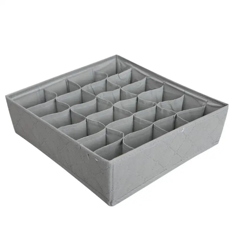 

Underwear Bras Socks Storage Organizer Box Bag Bamboo Charcoal 3 in 1 Receive a case folding