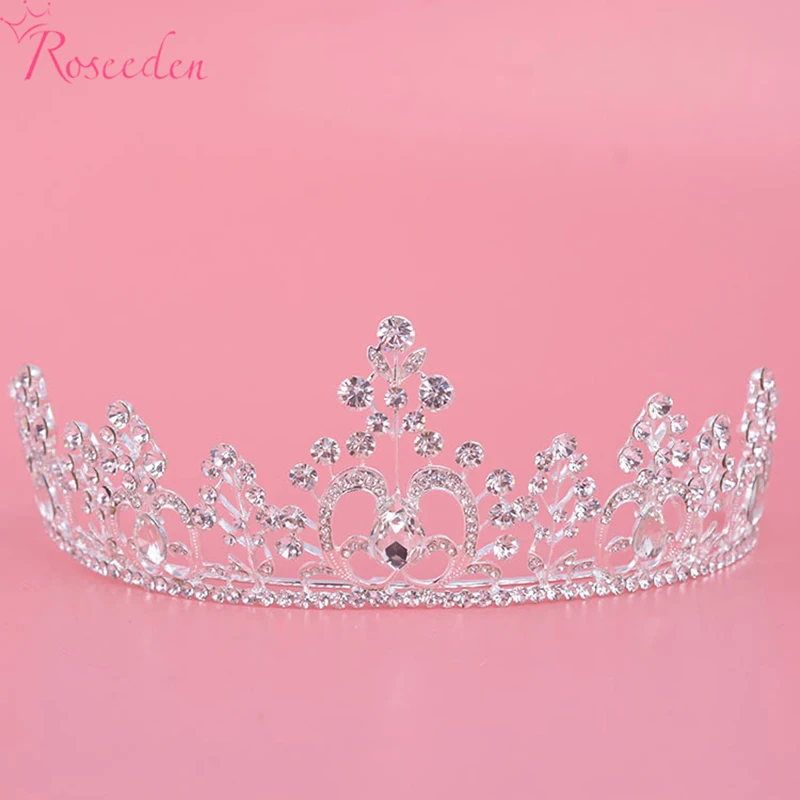 Luxury Wedding Bridal Crystal Tiara Crown Princess Queen Pageant Prom Rhinestone Veil Headband Hair AccessoryRE511 | Украшения и