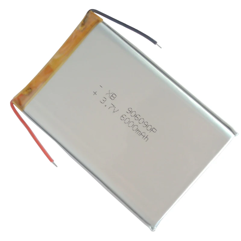 

Real 6000mAh 906090 Battery Li-Polymer Rechargeable Batteries For Power Bank Tablets GPS PSP DVD