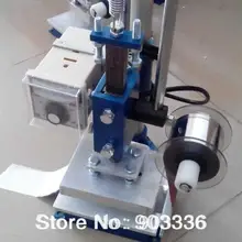 Большой размер ручной подачи бумаги горячего тиснения машина давления этикетка машина Марка торговая марка кожа тиснение печатные