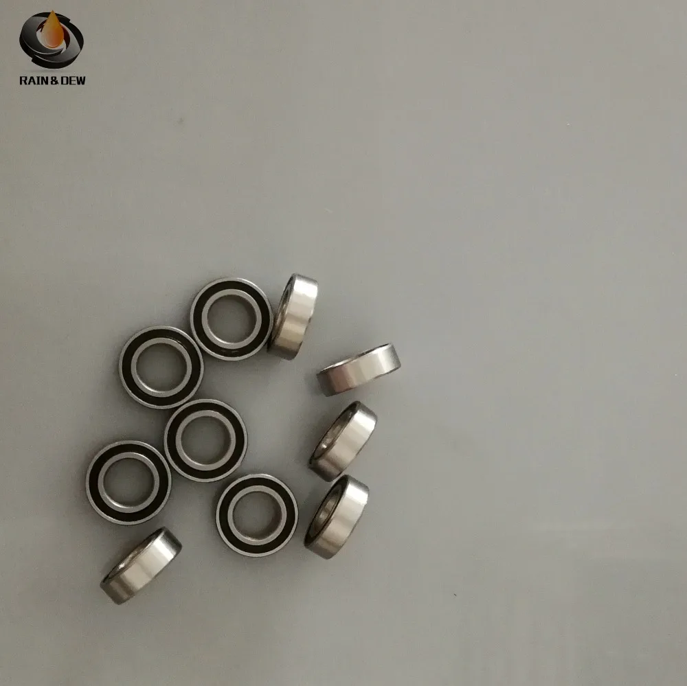 Высококачественный ABEC-7 10 шт. SMR126 2RS L-1260ZZ из нержавеющей стали 440C глубокий шаровой подшипник 6x12x4 мм Миниатюрный подшипник