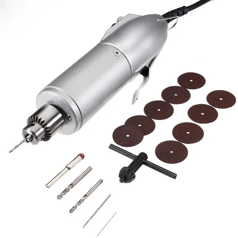 

DANIU 1pc 100V- 240V Micro Electric Hand Drill Adjustable Variable Speed Electric Drill High Quality