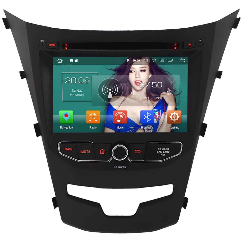 Perfect 7" Octa Core 4G WIFI Android 8.1 4GB RAM 64GB ROM BT Car DVD Player Radio GPS Glonass Navigation For SsangYong Korando 2013-2018 0 Perfect 7" Octa Core 4G WIFI Android 8.1 4GB RAM 64GB ROM BT Car DVD Player Radio GPS Glonass Navigation For SsangYong Korando 2013-2018 0