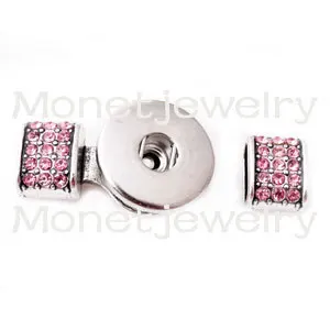 

PINK Metal clasp with Easy Button setting hole 10x4.8mm BUTTON CLASP