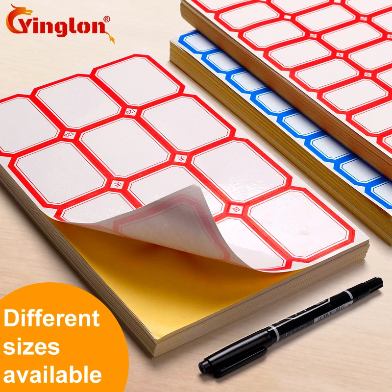 

Labeling Sticker Packs Stationery Labels White Label Blank Stickers self adhesive handwriting mark note tag price sticker
