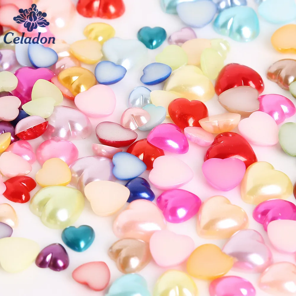 

50-300 pcs 3/4/6/8/10/12mm Half Round Flatback Imitation Pearl Beads For DIY Wedding Craft Scrapbook Decoration