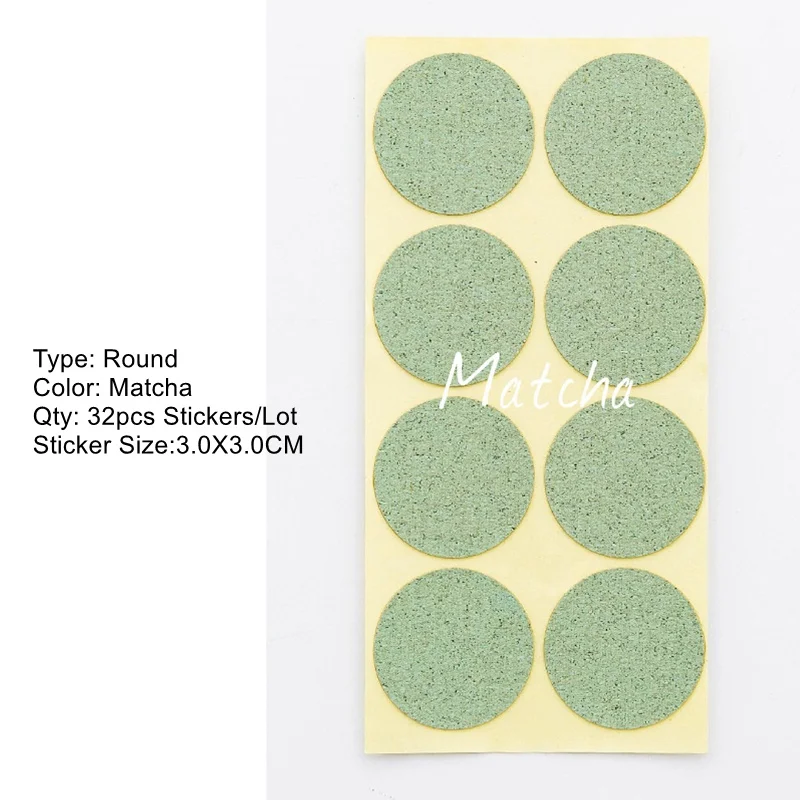Креативная стеклянная банка деревянная наклейка s керамическая банка этикетка для бутылок кухонный бак для хранения наклейки ярлыки «сделай сам» Домашний Органайзер аксессуары - Цвет: Round(Matcha)