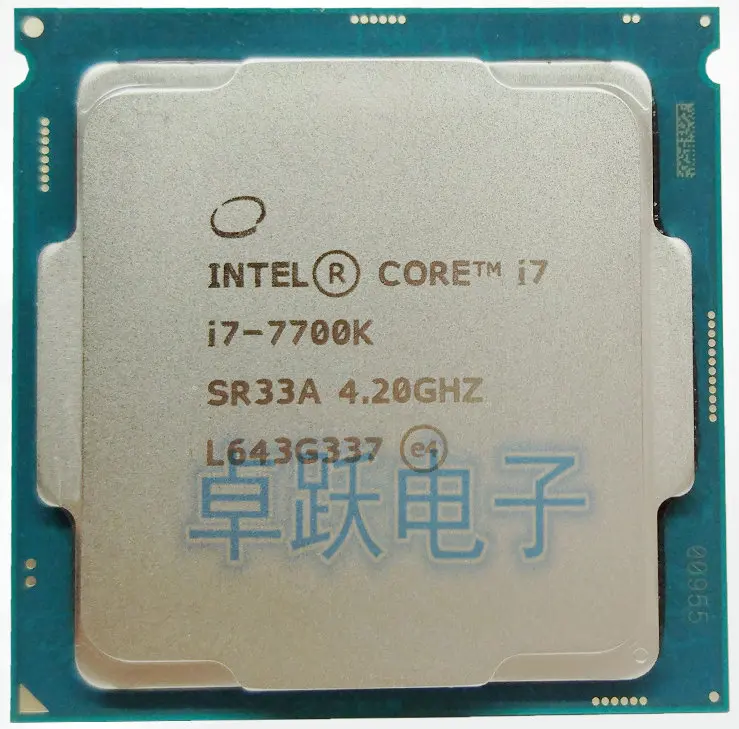 Процессор Intel Core 7 series I7 7700K CPU 91W LGA 1151 14 нанометров четырехъядерный процессор