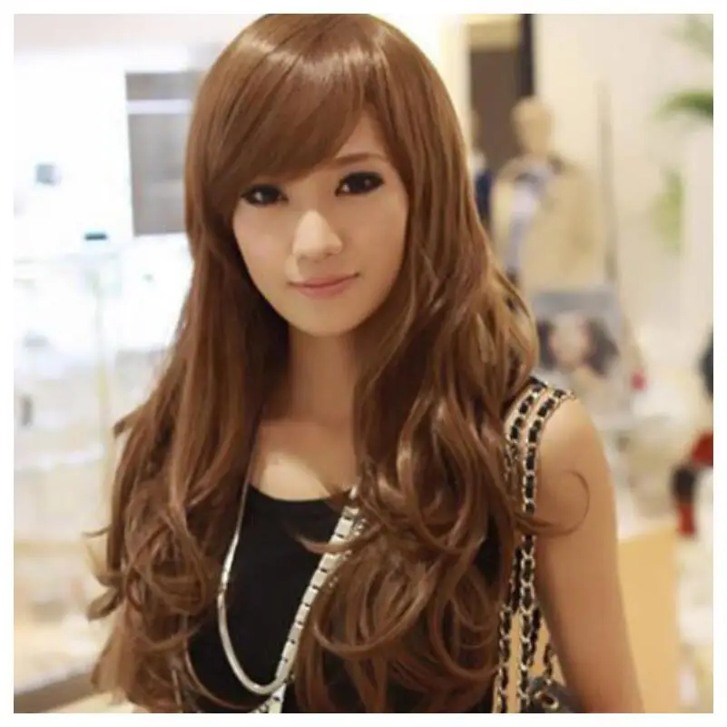 

YU#select Style and colour New Sexy Girl Women's Cosplay Sexy Lady Long Hair Wig Full Wavy Wigs USPS FastShipping to USA j0627