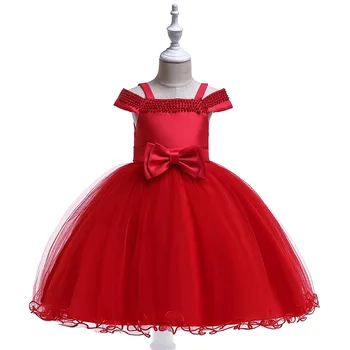 

2020 Summer Girls TutuDress Toddler Kids Wedding Christmas Dresses 2-8 Year Old Birthday Party Dresses Outfits Children Clothing