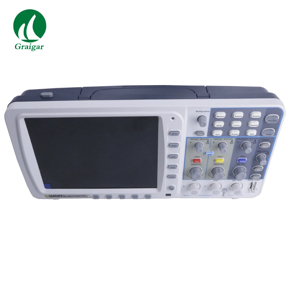 

Handheld Oscilloscope SDS7102V FFT 500ms/s VGA Firmware Upgrade 100MHz Bandwidth