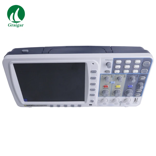 Special Price Handheld Oscilloscope SDS7102V FFT 500ms/s VGA Firmware Upgrade 100MHz Bandwidth