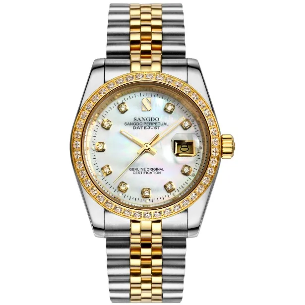 38MM SANGDO men s watch Automatic Self Wind movement High quality Luxury Mechanical watches 325BBB