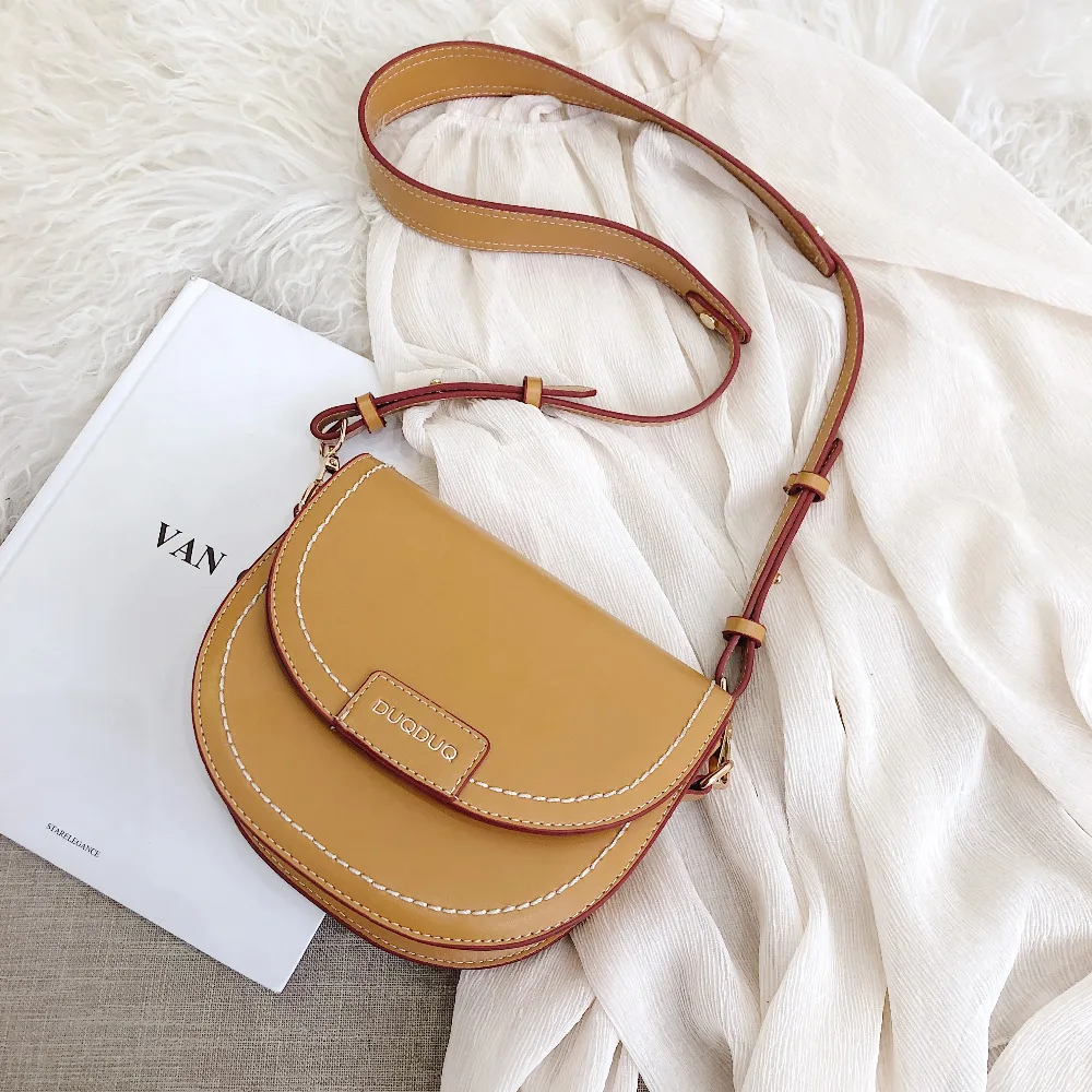 

Badouqiu Saddle Crossbody Bags For Women Messenger Bags Small Mini Shoulder Bags Women Handbags Bolsa Feminina Bolsos Mujer A5